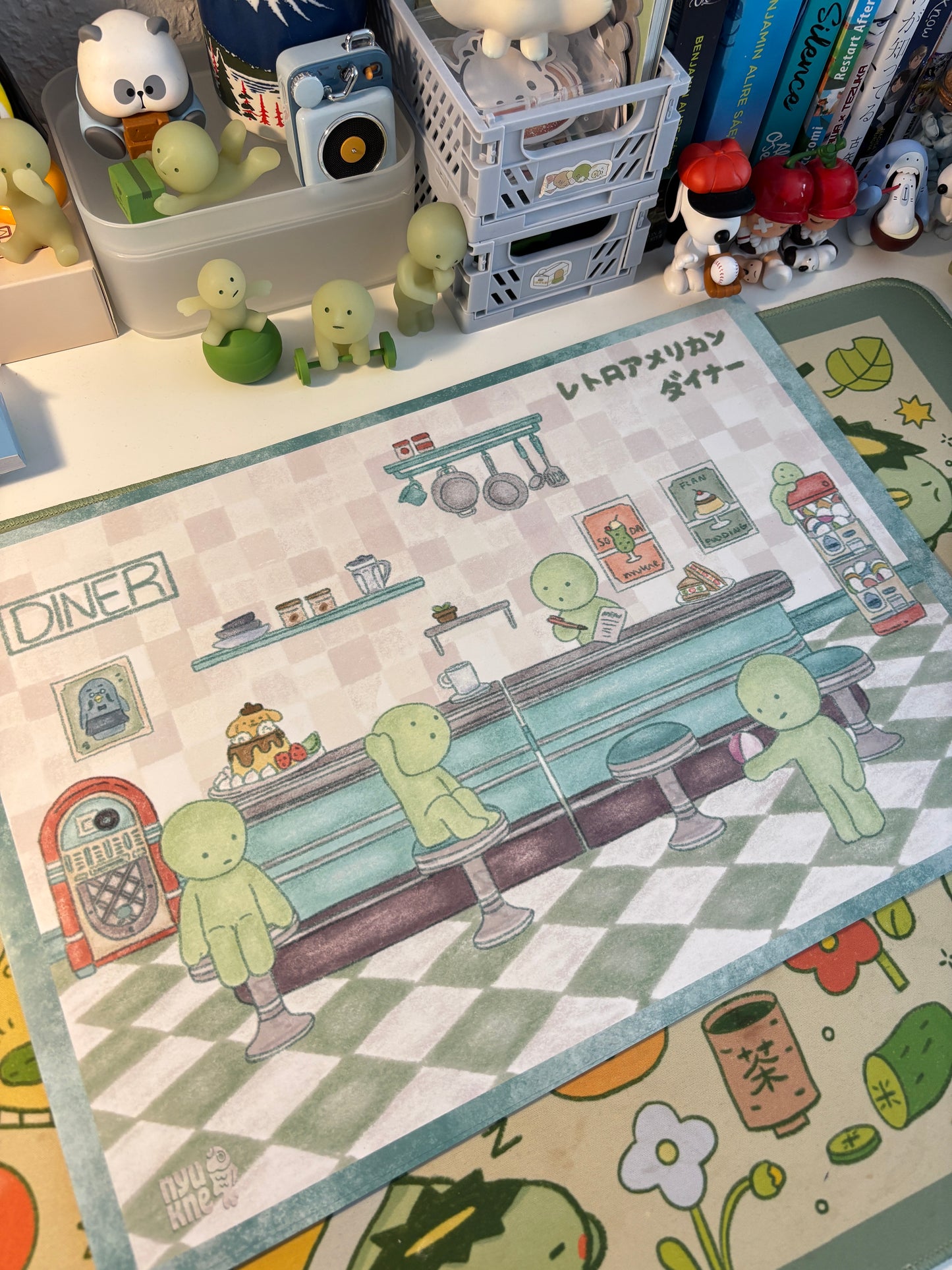 Retro Diner A5 Artprint