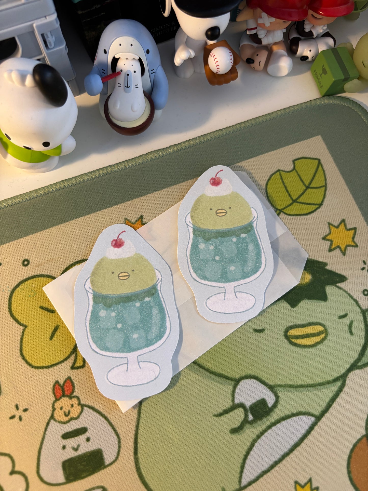 Blue Cream Soda Sticker