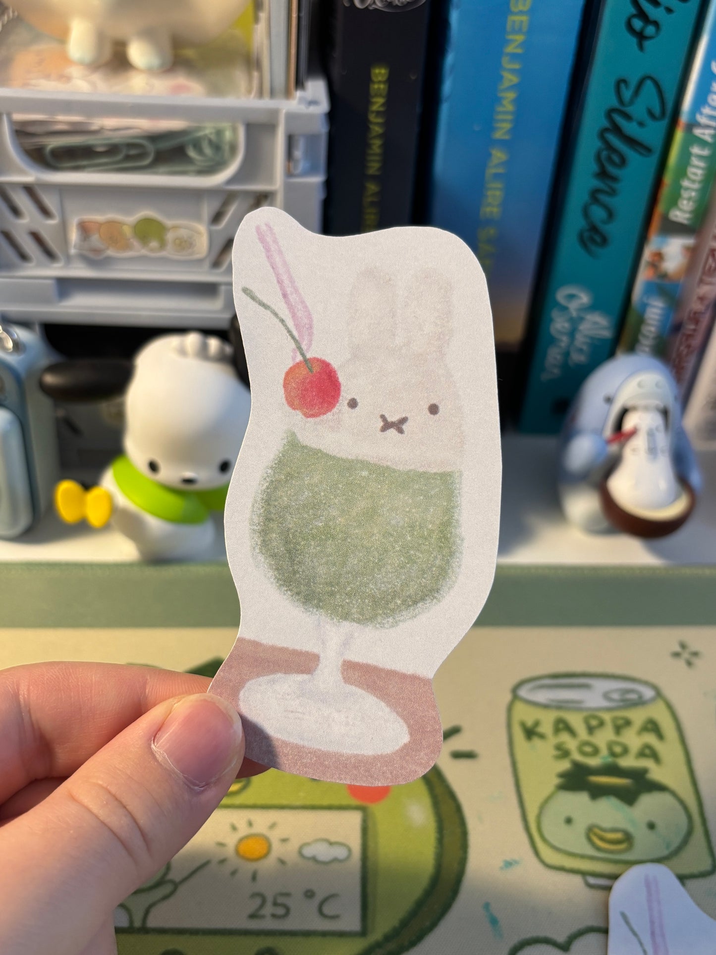 Bunny Soda Sticker