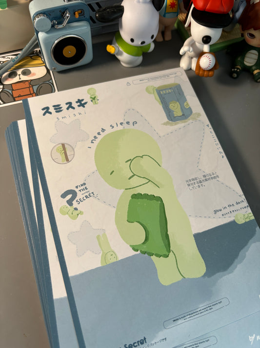 Sleepy Smiski Artprint