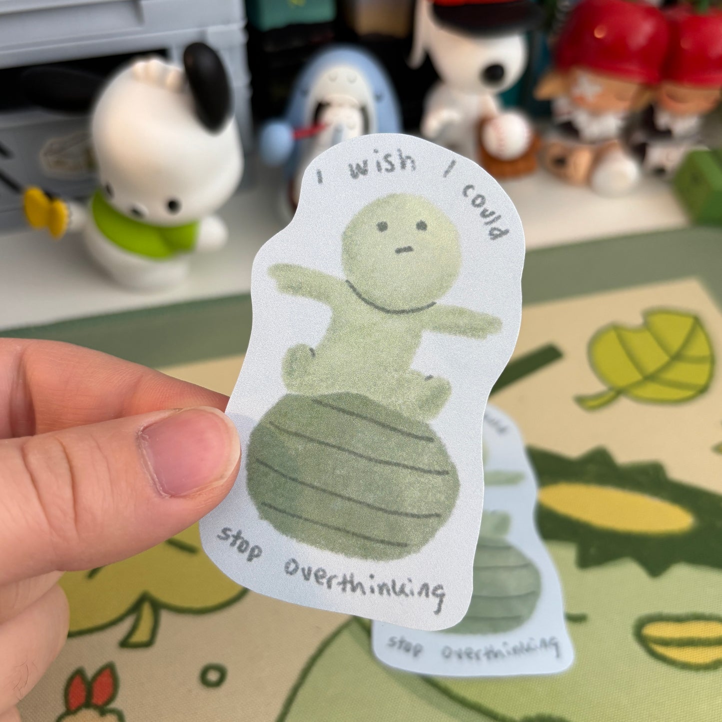Overthinker Sticker