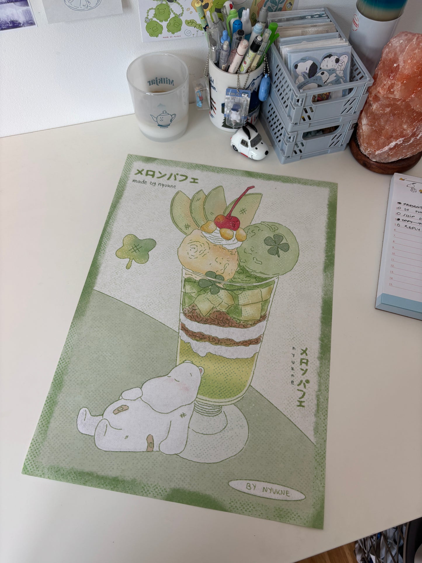 Melon Parfait A3 Poster