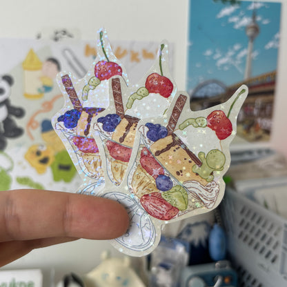 Smiski Parfait Glitter Sticker
