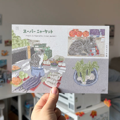 Street Market Artprint