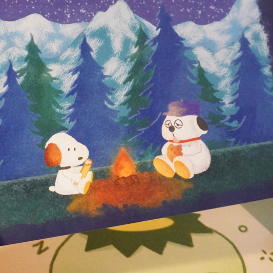 Camping Snoopy Artprint (Last Units)