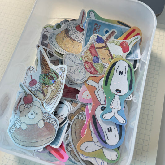 Mistery Glitter Sticker Pack (x5)