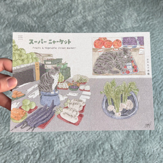 Street Market Artprint