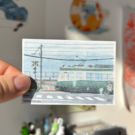 “By The Sea” Sticker