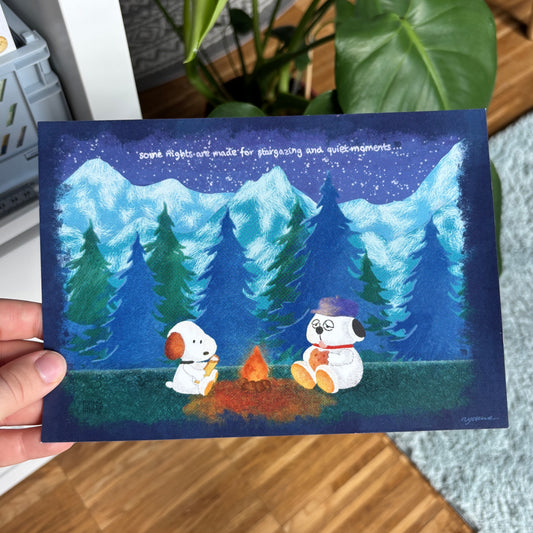 Camping Snoopy Artprint (Last Units)