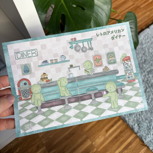 Retro Diner Artprint