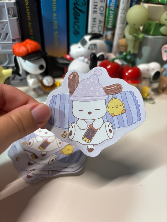 Pochacco Nightime Sticker