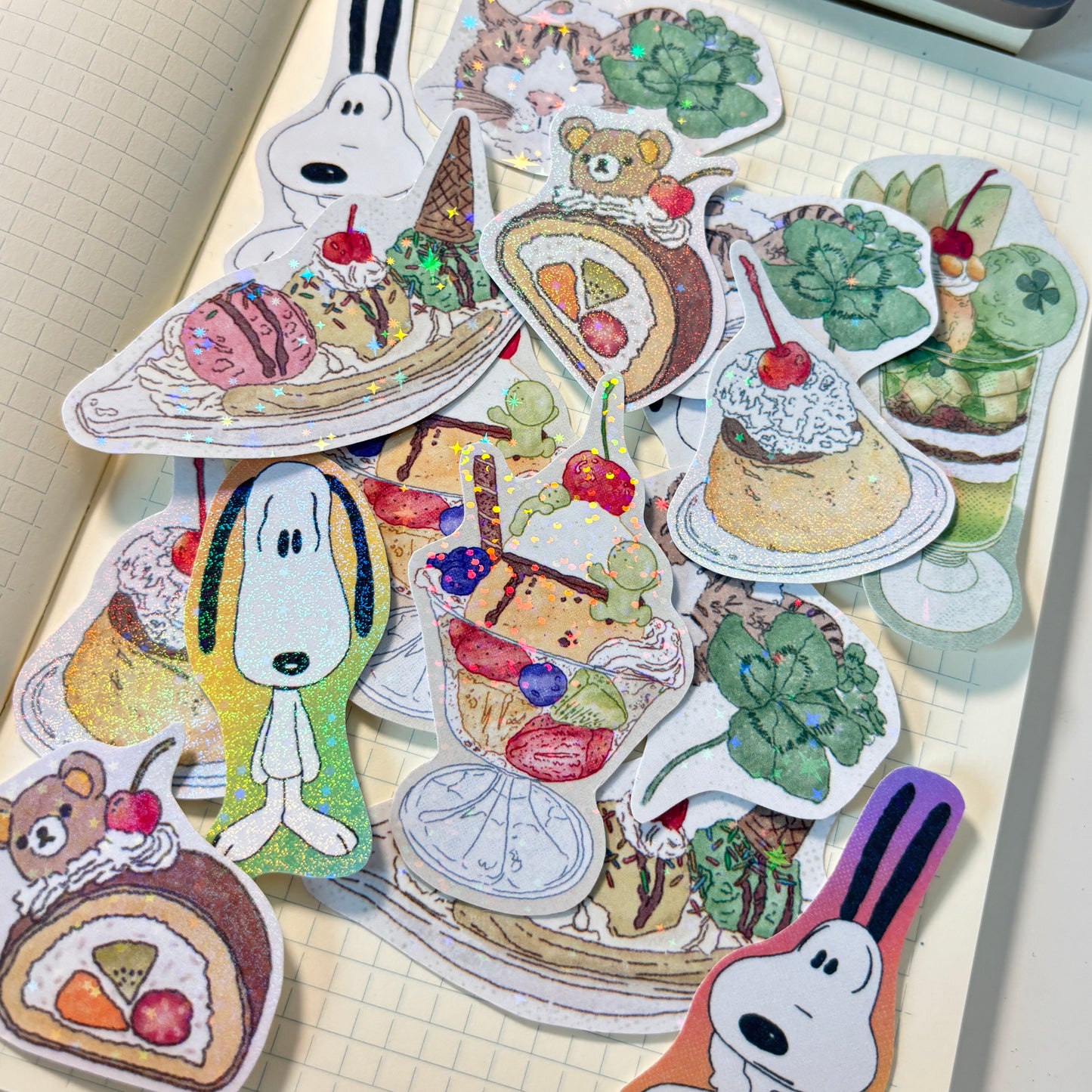 Mistery Glitter Sticker Pack (x5)