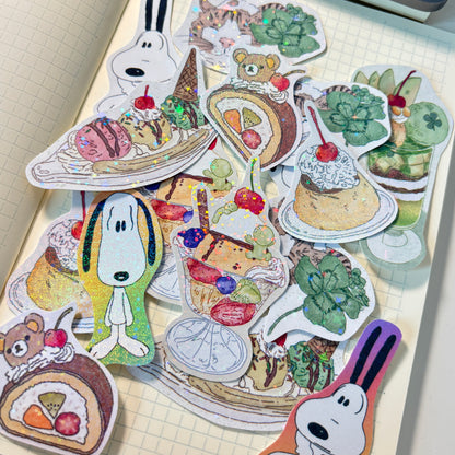 Mistery Glitter Sticker Pack (x5)