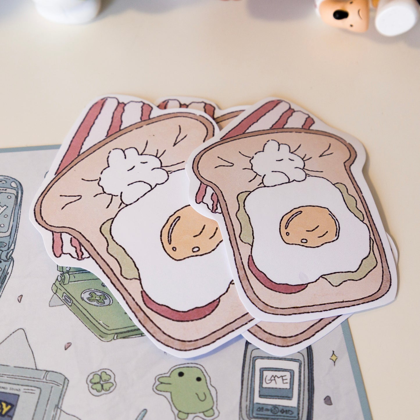 Big Bunny Toast Sticker