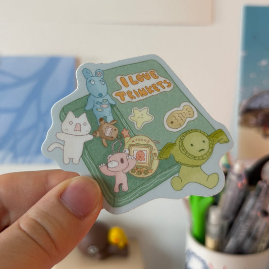 I <3 Trinkets Sticker